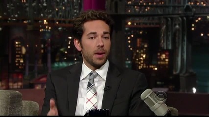 Chuck, Zachary Levi - David Letterman, 2010 
