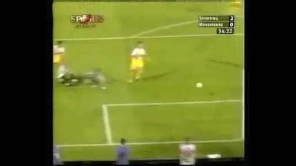 Първия гол на Кристиано Роналдо в неговата кариера 