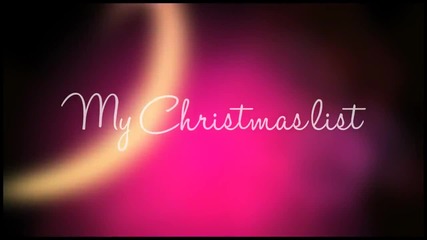 my christmas wishlist; 2012
