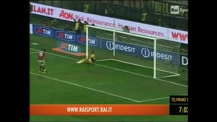 Марио Балотели изпрати "Милан" в челната тройка