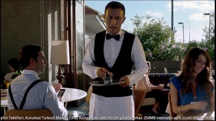 Mustafa Sandal vs Emina Jahovic in Turkcell commercial! Hd 2013