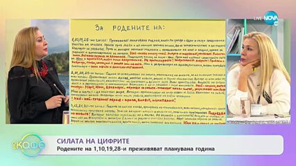 Нумерологична прогноза за 2022 - Какво говорят цифрите за България и света - „На кафе” (05.01.2022)