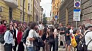 Протест на студенти от НАТФИЗ затвори ключови столични булеварди