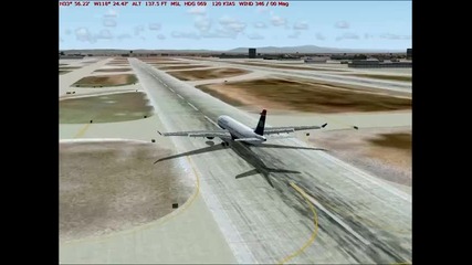 Fs9 take off from Los Angeles