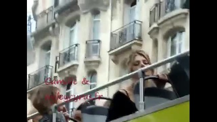 Miley Cyrus Filming Lol in Paris (06/09) 