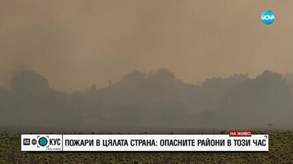 Пожарите в Ямболско: Пламъците край Лесово достигнаха и Турция, в Козарево започна евакуация