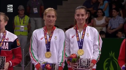 Златен медал за България - Габриела и Стефани Стоеви - Европейски игри Баку 2015