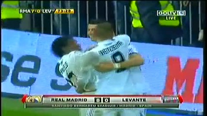 Real Madrid Vs Levante 8 - 0 Goals & Full Highlights Copa del Rey 2010 - 2011 22 11 2010 