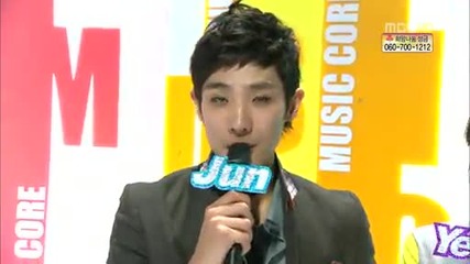 Joon and Yeonseo Mc @music Core [01/12/12]