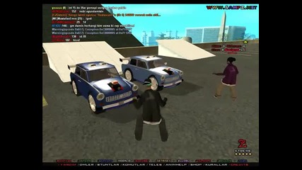 Gta San Andreas Multiplayer Drifting with a Trabant