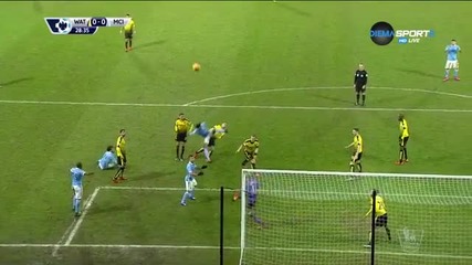 Уотфорд - Манчестър Сити 1:2, Висша лига, 20-и кръг