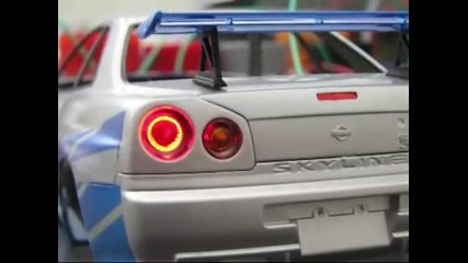 2 Fast 2 Furious 124 Skyline (making of) 