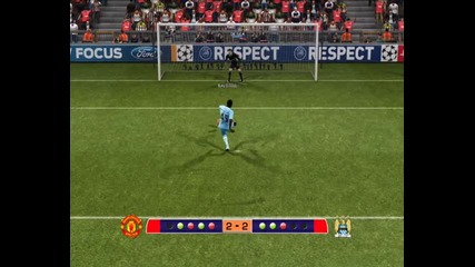 Pes 12 Дузпи Manchester United vs Manchester City