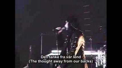 Dimmu Borgir - Vredesbyrd Live With Subtitles