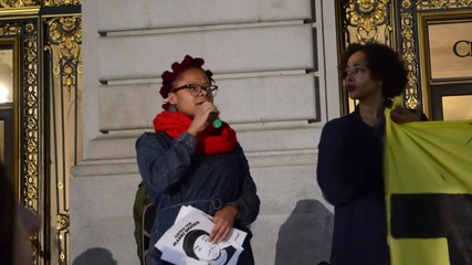 USA: 'Shut it down' - Black Lives Matter activists shut down San Francisco town hall