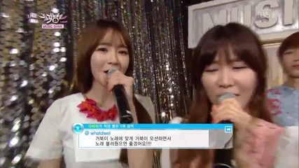 (hd) Davichi & Infinite - Interview ~ Music Bank (12.04.2013)