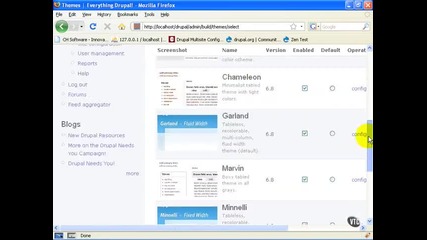 11 08. Configuring User Themes (drupal уроци) 