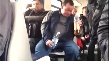 Пиян руснак в трамвая