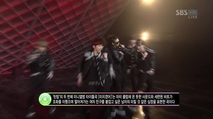 Teen Top - Teen Top + Crazy ( 08-01-2012 S B S Inkigayo )