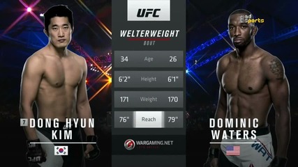 Dong Hyun Kim vs Dominic Waters (ufc Fight Night 79, 28.11.2015)