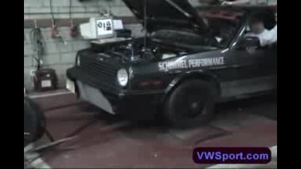 Vr6 Turbo Vw Golf Mkii dyno