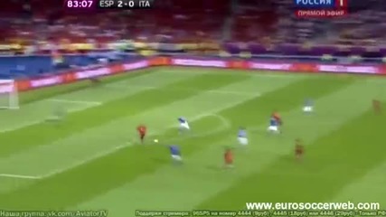 Euro 2012 Финал - Гола на Fernando Torres - Испания vs Италия 3:0
