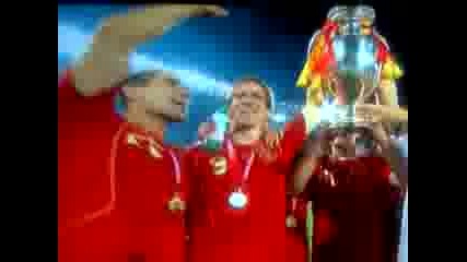 Награждаването На Испания - Евро 2008