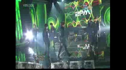 2pm - Tired of Waiting [kbs Music Bank] 01.01.2010