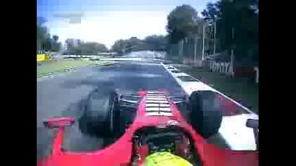 Felipe Massa onboard Monza 2006