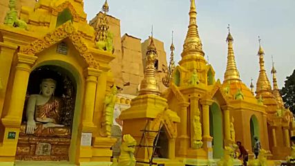 Шуедагон пагода - златният храм ("Без багаж" еп.170 трейлър).