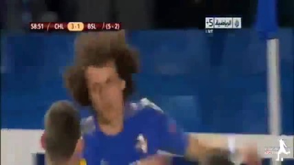 Гола на Давид Луиз срещу Базел