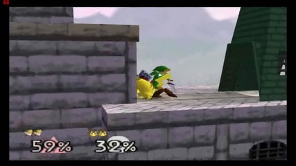 Super Smash Bros. : Link (me) vs Pikachu