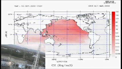 Скрита правителствена прогноза за разпространението на радиацията от А Е Ц Фукушима