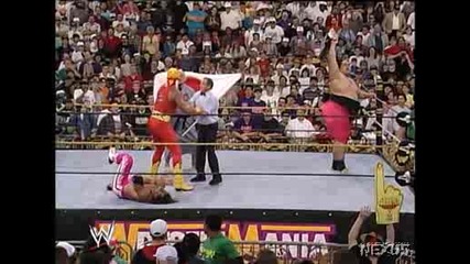 WWF Bret Hart vs. Yokozuna - Wrestlemania IX **HQ**