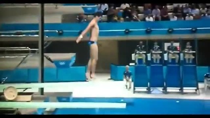 Стефан Фек (германия) - Толкова лошо гмуркане на олимпиада не сте виждали !