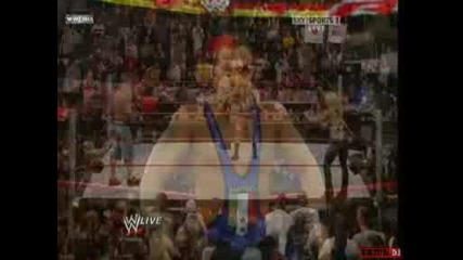 WWE.RAW.22.12.John Cena and Tish Stratus vs.Glamrella