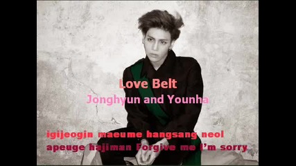 Караоке! Jonghyun & Yunha - Love Belt