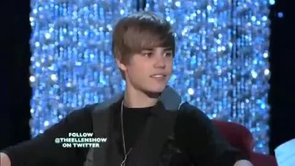 Justin Bieber on Ellen Degeneres Show 2010