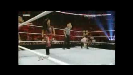 Raw divas champion melina eve gail kim vs. maryse alicia fox jillian 
