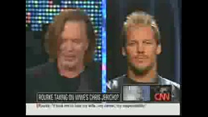 Chris Jericho and Mickey Rourke on Larry King