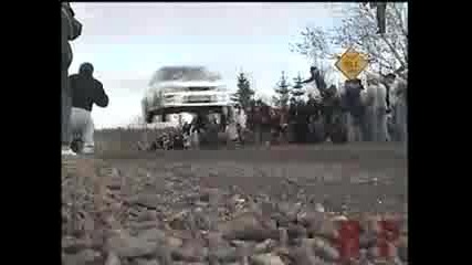 Умопомрачаващ Jump със Subaru Impreza Rally car Част 2