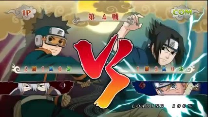 Naruto Ultimate Ninja Storm Generations - Obito vs Sasuke ( young )