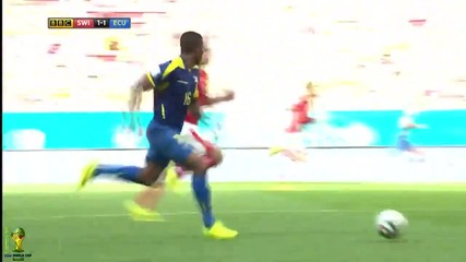 World Cup 2014 - Switzerland vs Ecuador 2-1