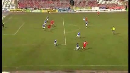 Elliot Grandin goal - Cska Sofia vs Svoge 4 - 1.avi 
