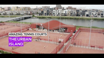 Amazing Tennis Courts: 'The Couch' of IJburg Tennis Club
