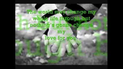 George Benson - Nothing Gonna Change My Love For You ( orignal w lyrics ) 