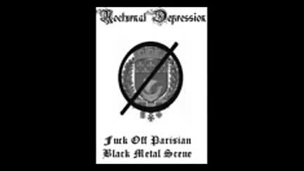 Nocturnal Depression - Fuck Off Parisian Black Metal Scene ( Full album Demo)