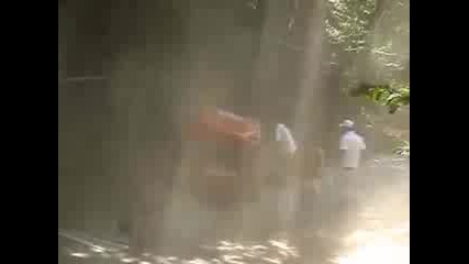 Ужасна катастрофа с лада в рали