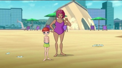 Winx Club Season 5 Episode 14 Beach Cleaning