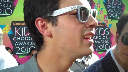 The Jonas Brothers at the 2010 Nickelodeon Kids Choice Awards 